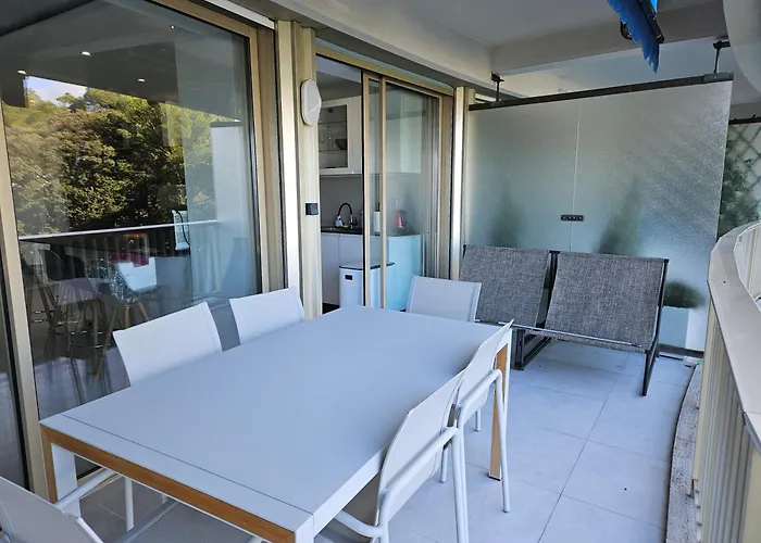 Cap D'antibes Port Aubernon 3p Vue Piscine