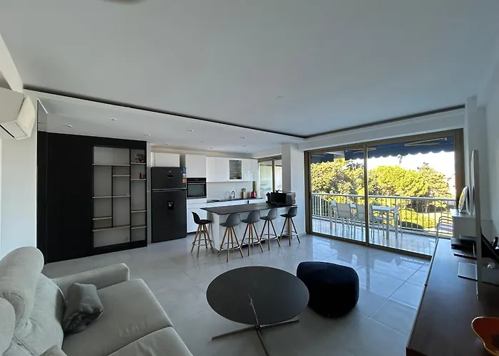 Cap D'antibes Port Aubernon 3p Vue Piscine Apartment Antibes