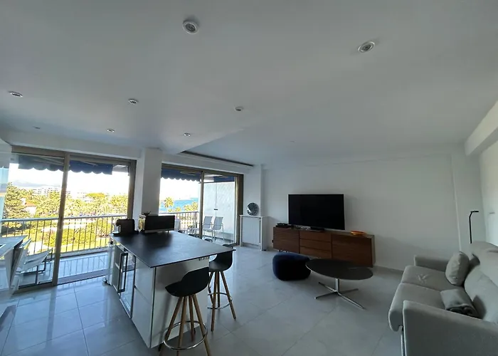 Cap D'antibes Port Aubernon 3p Vue Piscine *